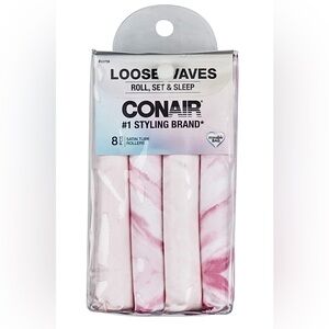 Conair Loose Waves Satin Tube Rollers 8 pack NEW
